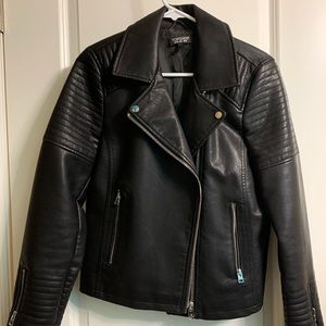 Top Shop Faux Leather Jacket